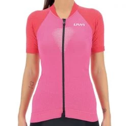 Maillots Vélo UYN LADY BIKING GRANFONDO OW SHIRT SH_SL MAGENTA/JAZZY 21 Rose