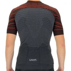 Maillots Vélo UYN BIKING MAN COOLBOOST OW SHIRT SH_SL SHARKSKIN/RED WAGON 21 Noir / Gris / Rouge -Equipement vélo Soldes 9 88582 o101676 j585 03