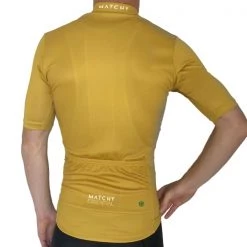 Maillots Vélo MATCHY CYCLING MAILLOT ESSENTIEL MOUTARDE 21 Jaune -Equipement vélo Soldes 9 89137 maillot essentiel moutarde essentiel mou 02