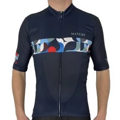 Maillots Vélo MATCHY CYCLING MAILLOT ORIGINS FORCLAZ 21 Bleu