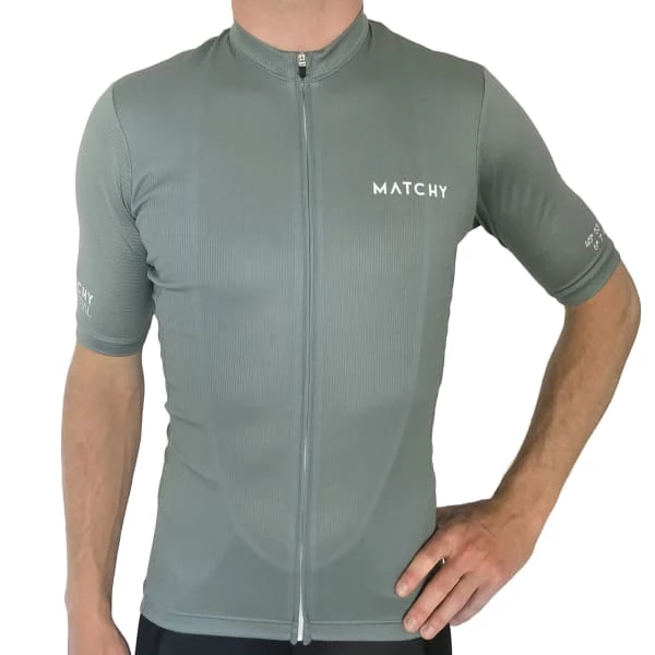 Maillots Vélo MATCHY CYCLING MAILLOT ESSENTIEL OLIVE 21 Vert 3 Maillots Vélo MATCHY CYCLING MAILLOT ESSENTIEL OLIVE 21 Vert