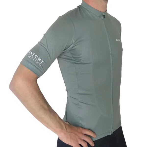 Maillots Vélo MATCHY CYCLING MAILLOT ESSENTIEL OLIVE 21 Vert 4 Maillots Vélo MATCHY CYCLING MAILLOT ESSENTIEL OLIVE 21 Vert – Image 2