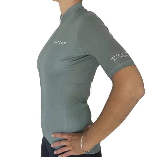 Maillots Vélo MATCHY CYCLING MAILLOT ESSENTIEL OLIVE 21 Vert 7 Maillots Vélo MATCHY CYCLING MAILLOT ESSENTIEL OLIVE 21 Vert – Image 5