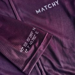 Maillots Vélo MATCHY CYCLING MAILLOT ESSENTIEL AUBERGINE 22 Violet -Equipement vélo Soldes 9 89151 maillot essentiel aubergine essentiel aub 06