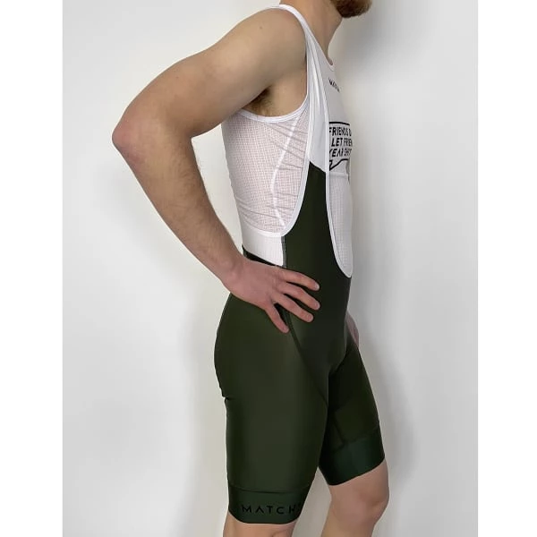 Cuissards Vélo MATCHY CYCLING CUISSARD CLASSIQUE COURT OLIVE 21 Vert 5 Cuissards Vélo MATCHY CYCLING CUISSARD CLASSIQUE COURT OLIVE 21 Vert – Image 3