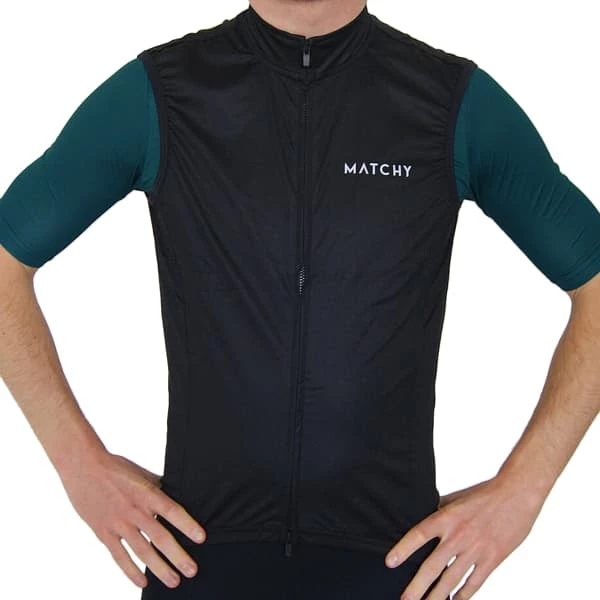 Vestes Vélo MATCHY CYCLING GILET NOIR 21 Noir 3 Vestes Vélo MATCHY CYCLING GILET NOIR 21 Noir