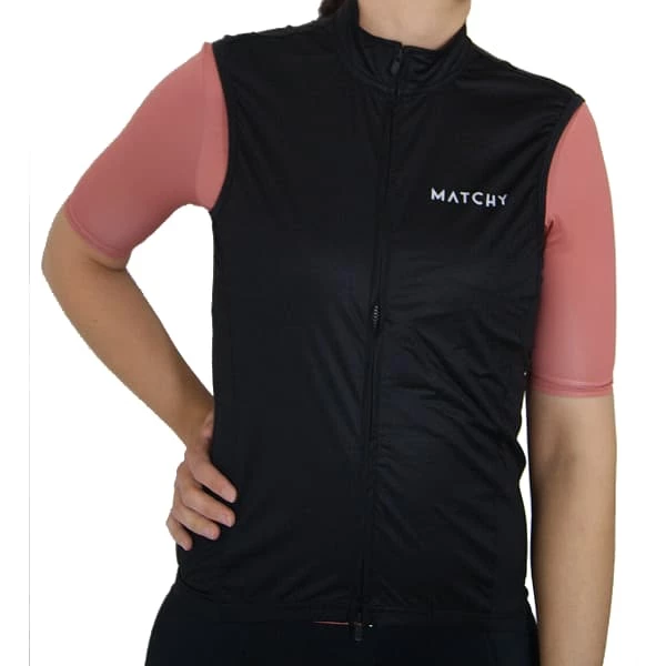 Vestes Vélo MATCHY CYCLING GILET NOIR 21 Noir 6 Vestes Vélo MATCHY CYCLING GILET NOIR 21 Noir – Image 4