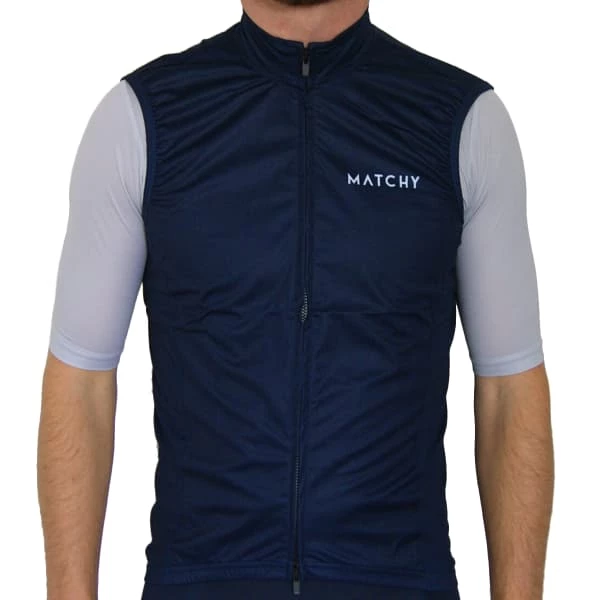 Vestes Vélo MATCHY CYCLING GILET BLEU MARINE 21 Bleu 3 Vestes Vélo MATCHY CYCLING GILET BLEU MARINE 21 Bleu