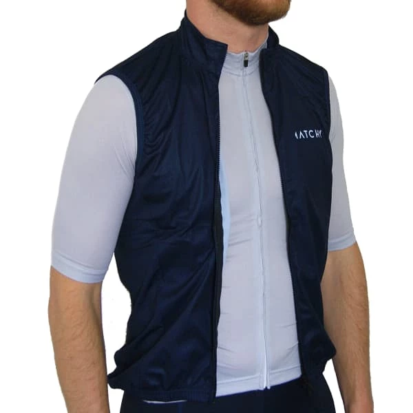 Vestes Vélo MATCHY CYCLING GILET BLEU MARINE 21 Bleu 6 Vestes Vélo MATCHY CYCLING GILET BLEU MARINE 21 Bleu – Image 4