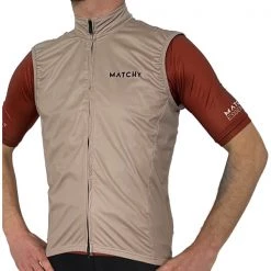 Vestes Vélo MATCHY CYCLING GILET BEIGE 21 Beige