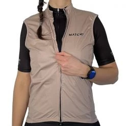 Vestes Vélo MATCHY CYCLING GILET BEIGE 21 Beige -Equipement vélo Soldes 9 89157 gilet beige gilet bei 05