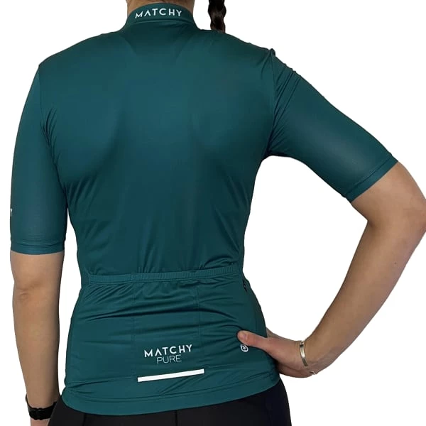 Maillots Vélo MATCHY CYCLING MAILLOT PURE W ESPERANCE 21 Vert 5 Maillots Vélo MATCHY CYCLING MAILLOT PURE W ESPERANCE 21 Vert – Image 3