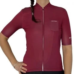 Maillots Vélo MATCHY CYCLING MAILLOT PURE W FLORINE 21 Rouge