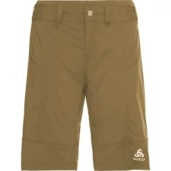 Shorts Vélo ODLO SHORT CYCLE MORZINE W LEAD GRAY 21 Beige