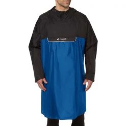 Vestes Vélo VAUDE VALERO PONCHO BLUE 22 Bleu / Noir -Equipement vélo Soldes 9 90109 03717 300 03