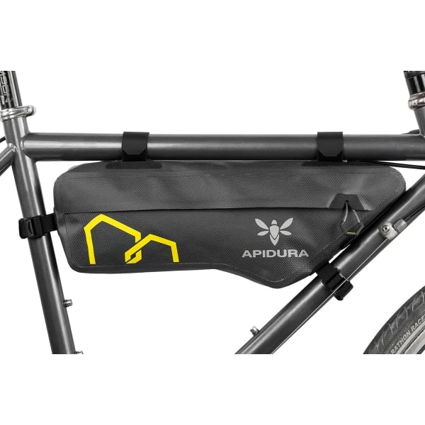 Sacoches Vélo APIDURA EXPEDITION COMPACT FRAME PACK 3L 22 Gris / Jaune 6 Sacoches Vélo APIDURA EXPEDITION COMPACT FRAME PACK 3L 22 Gris / Jaune – Image 4