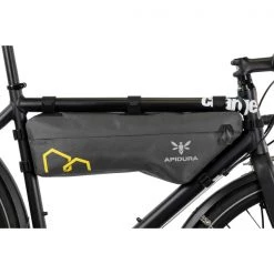 Sacoches Vélo APIDURA EXPEDITION COMPACT FRAME PACK BLACK 5.3L 22 Gris / Jaune -Equipement vélo Soldes 9 91341 mwl000 04
