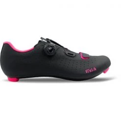 Chaussures Vélo Route FIZIK TEMPO OVERCURVE R5 BLACK/PINK 22 Noir / Rose