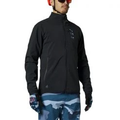 Vestes Vélo FOX RANGER FIRE JACKET BLACK/BLUE 23 Noir