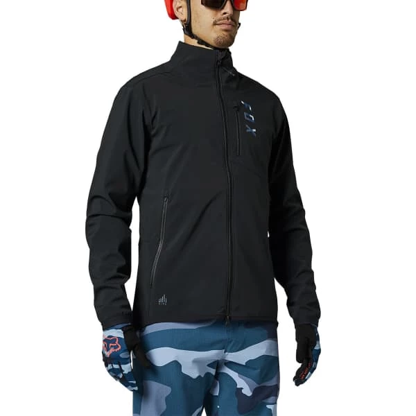 Vestes Vélo FOX RANGER FIRE JACKET BLACK/BLUE 23 Noir 3 Vestes Vélo FOX RANGER FIRE JACKET BLACK/BLUE 23 Noir