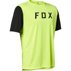 Maillots Vélo FOX RANGER SS JERSEY FOX FLUO YELLOW 22 Jaune