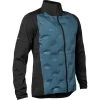 Vestes Vélo FOX RANGER WINDBLOC FIRE JACKET SALUTE BLUE 22 Bleu / Noir