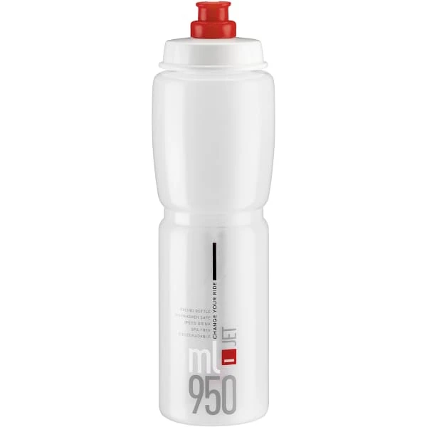Accessoires Vélo ELITE JET 950ML CLEAR 21 Blanc 3 Accessoires Vélo ELITE JET 950ML CLEAR 21 Blanc