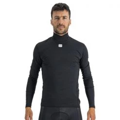 Maillots Vélo SPORTFUL SOTTOZERO BASELAYER TEE LS BLACK 23 Noir