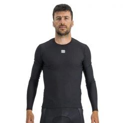 Maillots Vélo SPORTFUL BODYFIT PRO BASELAYER TEE LS BLACK 22 Noir