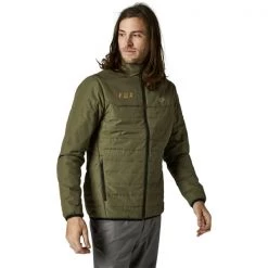 Vestes Vélo FOX HOWELL PUFFY JACKET FATAL GREEN 21 Vert -Equipement vélo Soldes 9 96728 28314 111 03