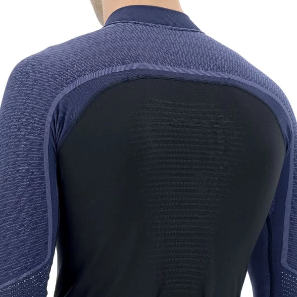 Maillots Vélo UYN MAN BIKING GRANFONDO OW SHIRT LONG SL BLACKBOARD/PEACOAT 22 Bleu / Noir 5 Maillots Vélo UYN MAN BIKING GRANFONDO OW SHIRT LONG SL BLACKBOARD/PEACOAT 22 Bleu / Noir – Image 3