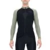 Maillots Vélo UYN MAN BIKING GRANFONDO OW SHIRT LONG SL BLACKBOARD/VETIVER 22 Vert / Noir -Equipement vélo Soldes 9 97587 man biking granfondo ow shirt long sl blackboard vetiver o102073 b823 01
