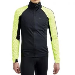 Vestes Vélo CRAFT ADV BIKE SUBZ LUMEN JKT 22 Noir / Jaune