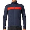 Vestes Vélo CASTELLI RADDOPPIA 3 JACKET SAVILE BLUE/RED REFLEX 21 Bleu -Equipement vélo Soldes 9 98373 raddoppia 3 jacket savile blue red reflex 4521503 414 01