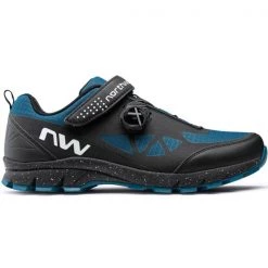 Chaussures Vtt NORTHWAVE CORSAIR BLACK/BLUE CORAL 22 Noir / Bleu
