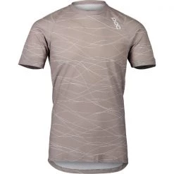 Maillots Vélo POC MTB PURE TEE LINES MOONSTONE GREY 21 Bleu