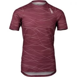 Maillots Vélo POC MTB PURE TEE LINES PROPYLENE RED 21 Violet