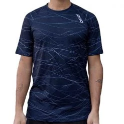 Maillots Vélo POC MTB PURE TEE LINES TURMALINE NAVY 21 Bleu